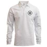 Лонгслів поло з емблемою Сухопутних військ України