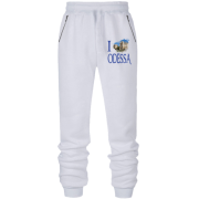 Штани з футера без начісу Я люблю Одесу