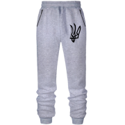 Штани з футера без начісу з гербом України в стилі X'U