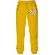 Штаны из футера без начеса Глаза миньона