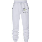 Штани з футера без начісу In code we trust