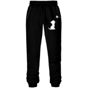 Штани з футера без начісу Кошеня і метелик