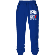 Штани з футера без начісу гламурна кішечка