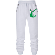 Штани з футера без начісу Крокодил