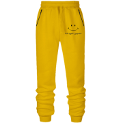 Штани з футера без начісу Все будет хорошо