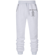 Штани з футера без начісу FRIENDS