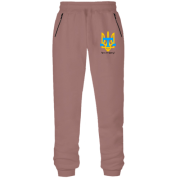 Штани з футера без начісу з тризубом "Крим хоче до дому"