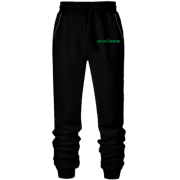 Штаны из футера без начеса John Deere (надпись)