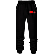 Штани з футера без начісу Hell - energy drink