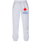 Штаны из футера без начеса Я доктор