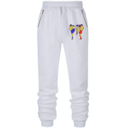 Штаны из футера без начеса с кикбоксерами