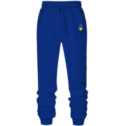 Штани з футера без начісу моє серце б'ється в ритмі з ЗСУ