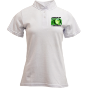 Футболка з коміром стійкою Я не наквашена