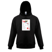 Дитяче худі Голий король (гральна карта)