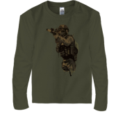 Дитяча футболка з довгим рукавом Воїн Спецпідрозділу