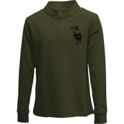 Дитячий лонгслів поло Воїн Спецпідрозділу