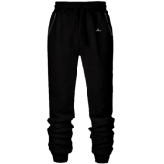 Штаны из футера без начеса с маленькой надписью "united24"