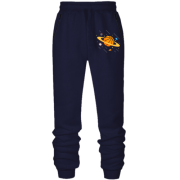 Штаны из футера без начеса с баскетбольным мячом планетой