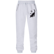 Штани з футера без начісу "Кіса з метеликами"