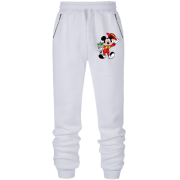 Штани з футера без начісу Міки романтик