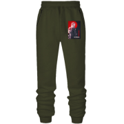 Штани з футера без начісу "Слава Україні!" з Олександром Мацієвським