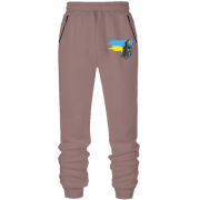 Штаны из футера без начеса "Патриотическое граффити"