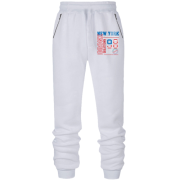 Штаны из футера без начеса New York 98