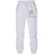 Штани з футера без начісу I love coffee