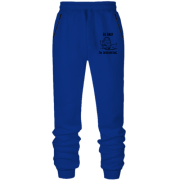 Штани з футера без начісу з котиком інтровертом "Go away"