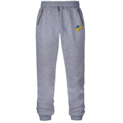 Штани з футера без начісу "Серце з квітів"