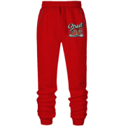 Штани з футера без начісу зі стильними кедами