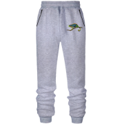 Штаны из футера без начеса с хамелеоном