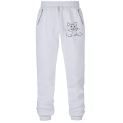 Штани з футера без начісу з кошеням (контур)