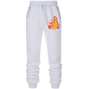 Штани з футера без начісу євангеліон