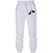 Штани з футера без начісу з сумним привидом