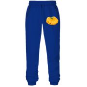 Штани з футера без начісу з бананами