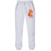 Штани з футера без начісу Мишко Lovely