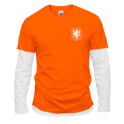 Комбинированный лонгслив Сборная Нидерландов