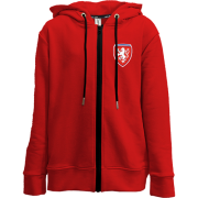 Дитяча худи на блискавці Збірна Чехії по футболу (2)