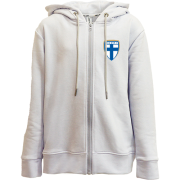 Дитяча худи на блискавці Збірна Фінляндії по футболу