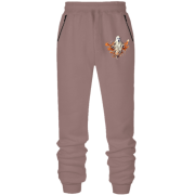 Штани з футера без начісу Привид в акварелі