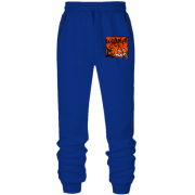 Штани з футера без начісу Halloween Гарбузи Арт