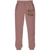 Штани з футера без начісу з леопардовим принтом Bad Girl