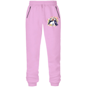 Штани з футера без начісу з парою Іпаток