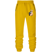 Штани з футера без начісу "Big Floppa"