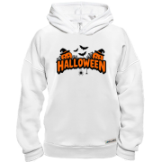 Худи BASE Надпись Halloween с тыквами