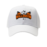 Кепка Надпись Halloween с тыквами