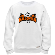 Світшот Напис Halloween з гарбузами