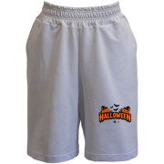 Шорти Надпись Halloween с тыквами