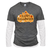 Комбінований лонгслів Happy Halloween (Вивіска)